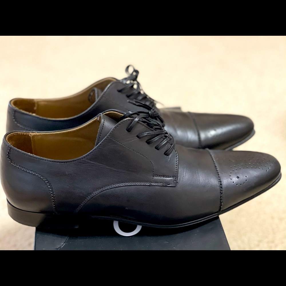 Aldo - Classic Black Derby Shoes